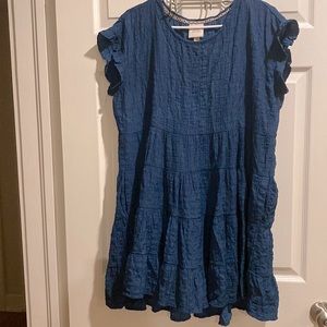 Target navy blue dress medium